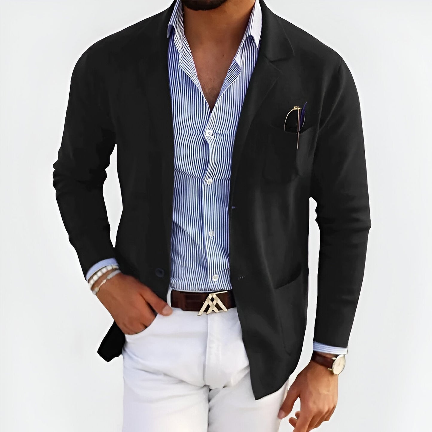 Heren Blazer Lichtgewicht Slim Fit - Zakelijke Blazer voor elke Gelegenheid