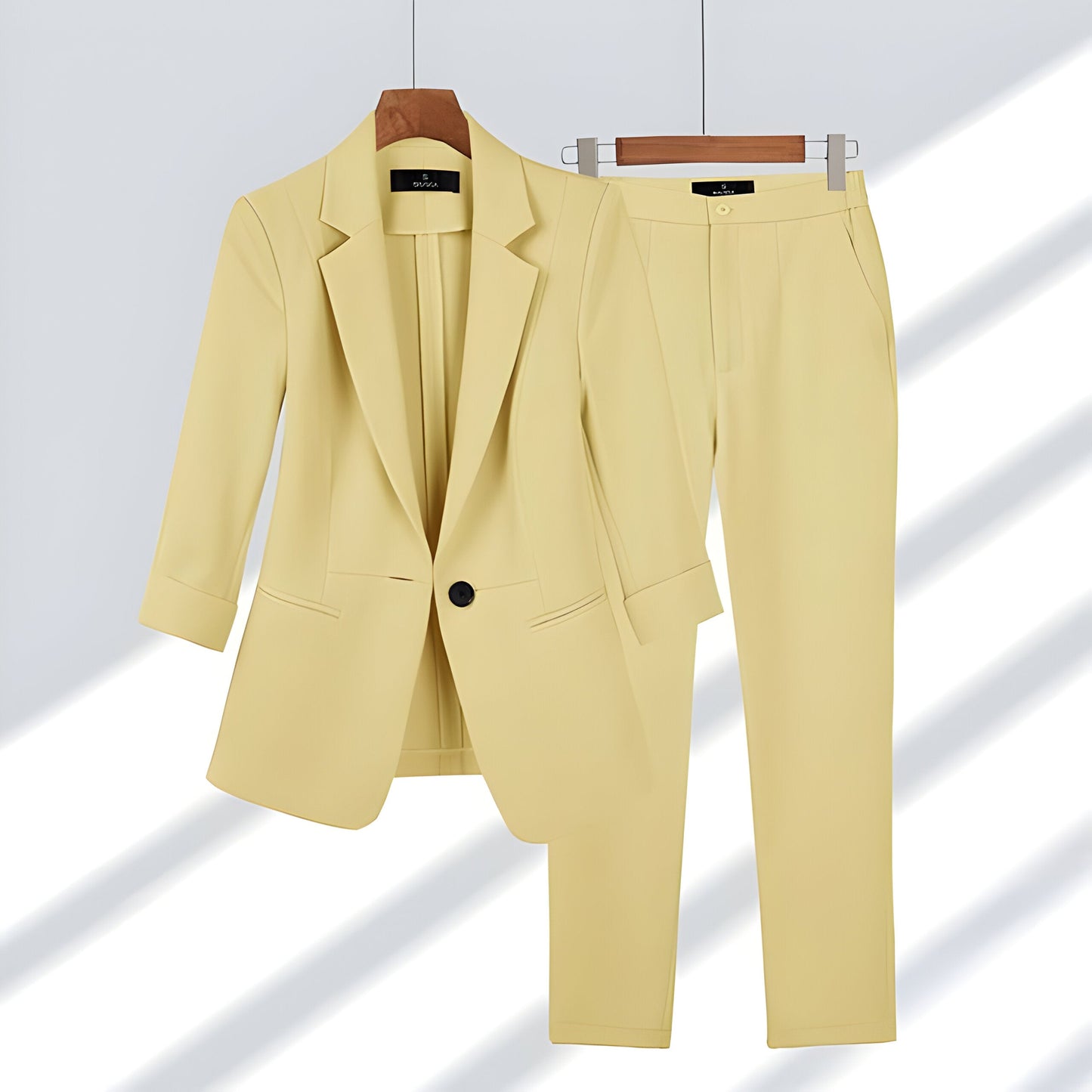 Dames Blazer Broek Set - Elegante Kostuum voor Werk en Feest
