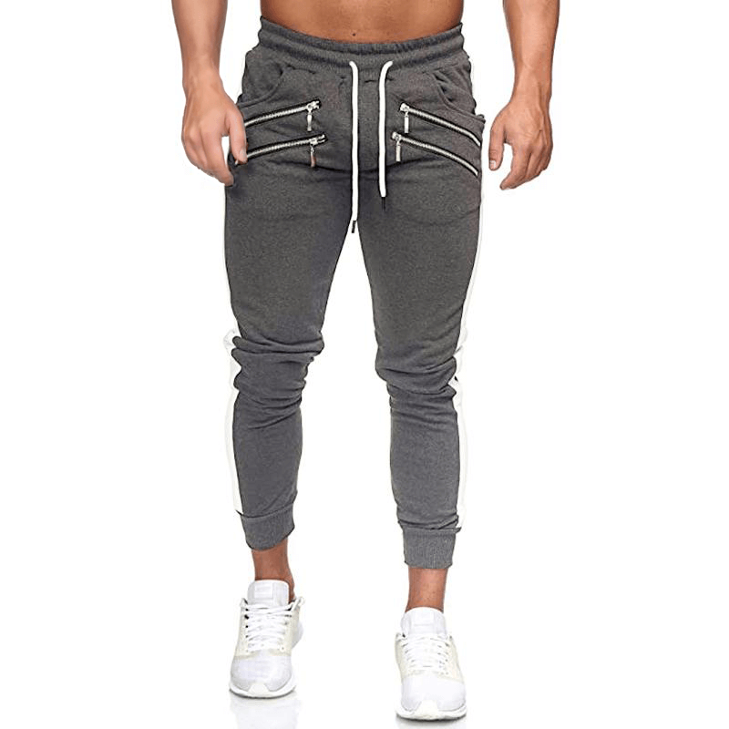Joggingbroek Heren Comfortabel met Ritszakken Zacht