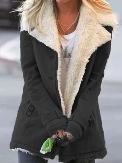 Leren Jas | Luxe Shearling Winterjas voor Dames