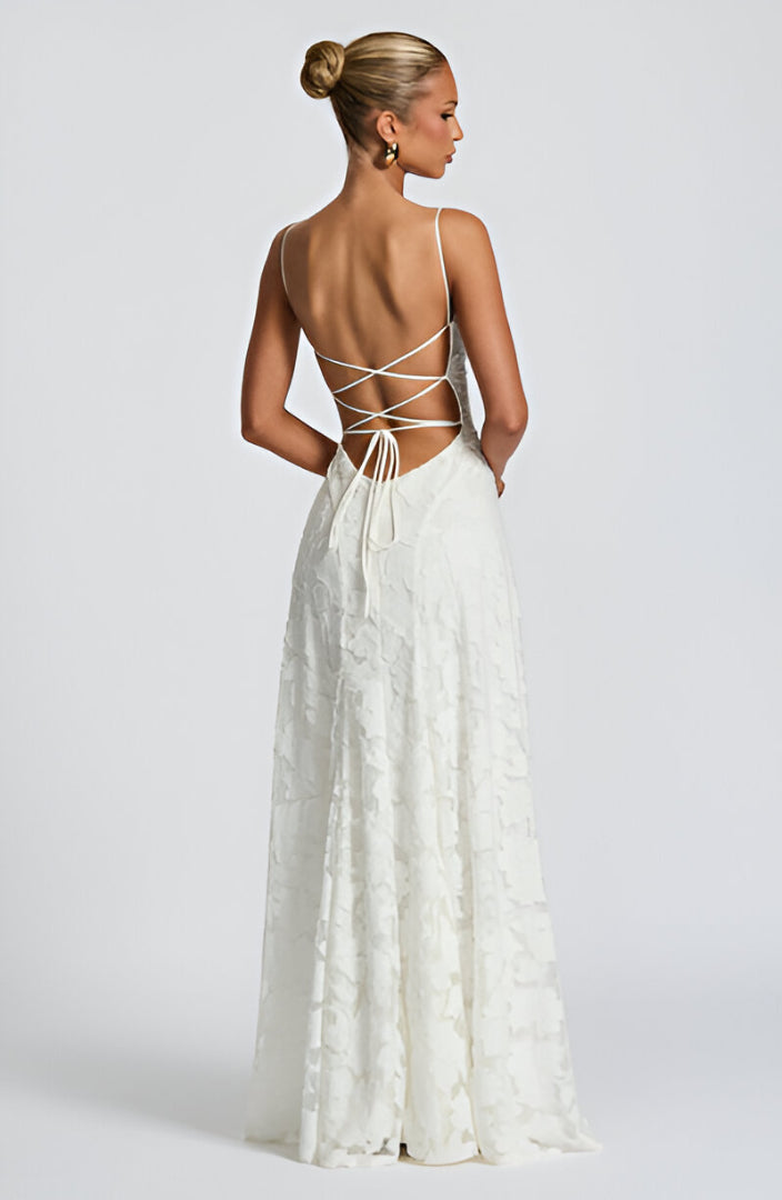Francisa Galajurk Lange Kant Corset Jurk