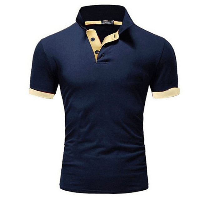 Heren Golf Polo Shirt Korte Mouw Zomer