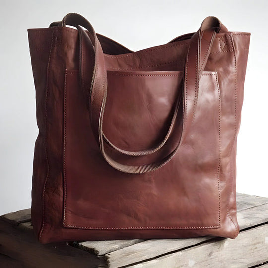 Leren Tas Vintage Stijl Céleste