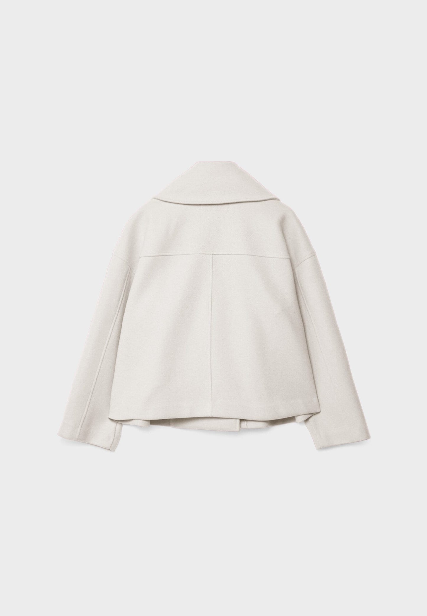 Korte Double Breasted Jas voor Vrouw Anna Stijl