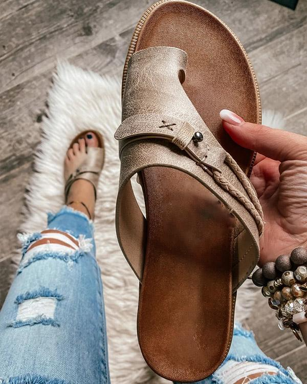 Comfortabele Sandalen voor Dames Oranje Ortopedisch