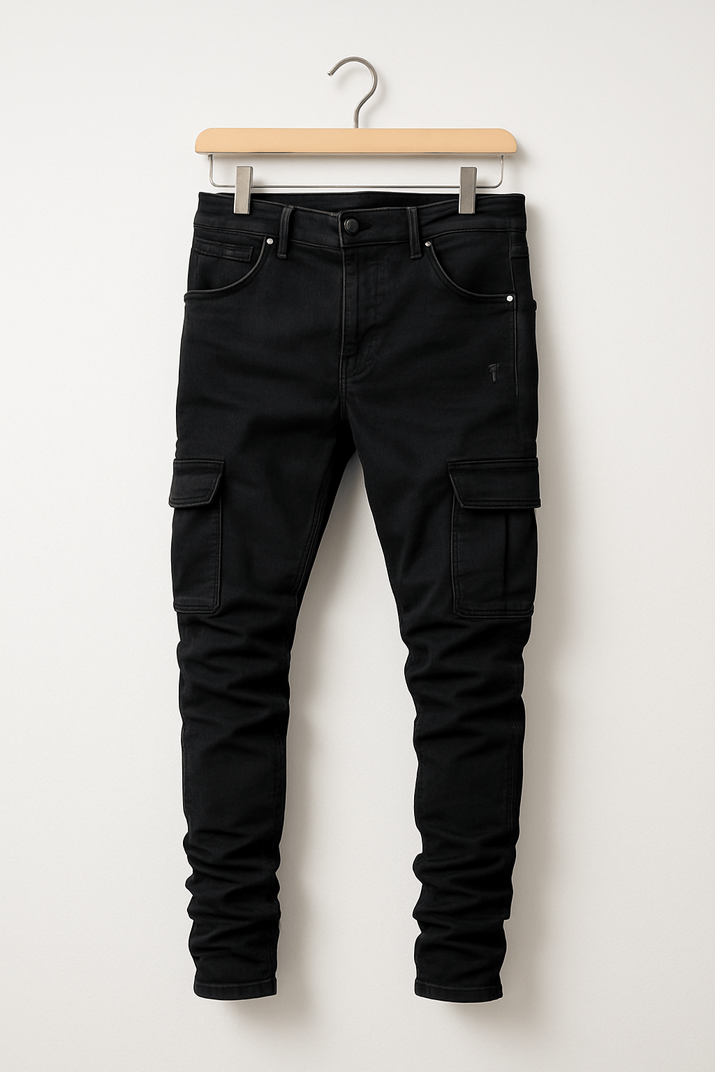 Heren Jeans Cargo Stretch Slim Fit Met Veel Zakken