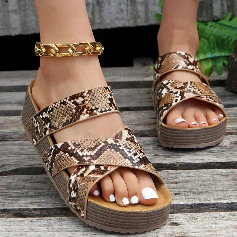 Dames Sandalen Gevlochten Detail