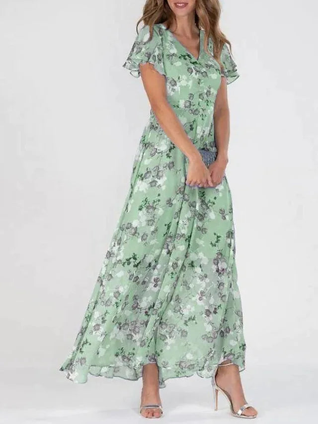 Zomerjurk Bloemenprint Vrouwelijke Zalea Jurk