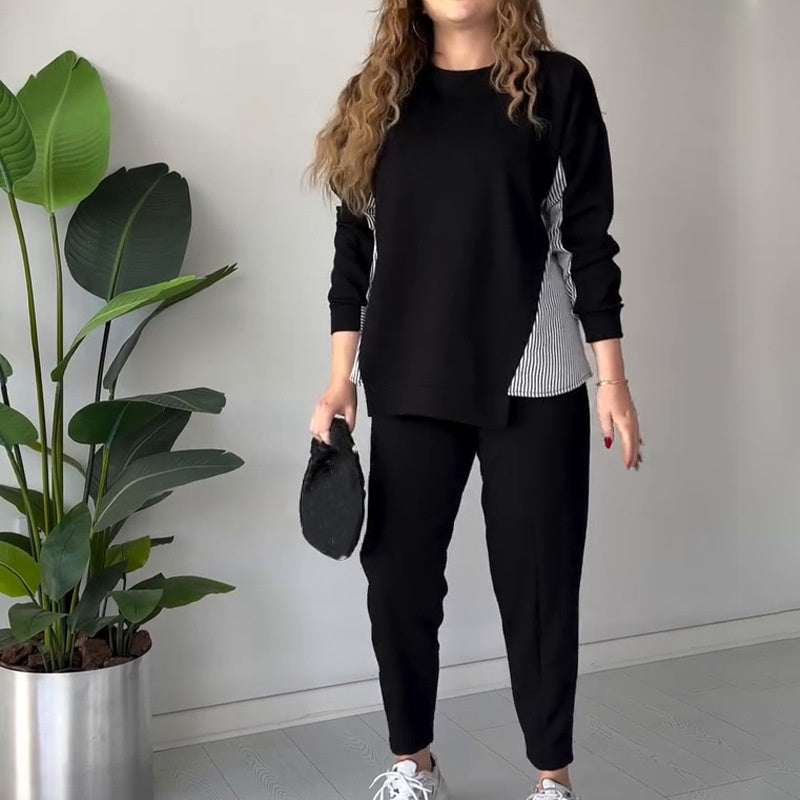 Dames Tweedelig Set Casual Kleding