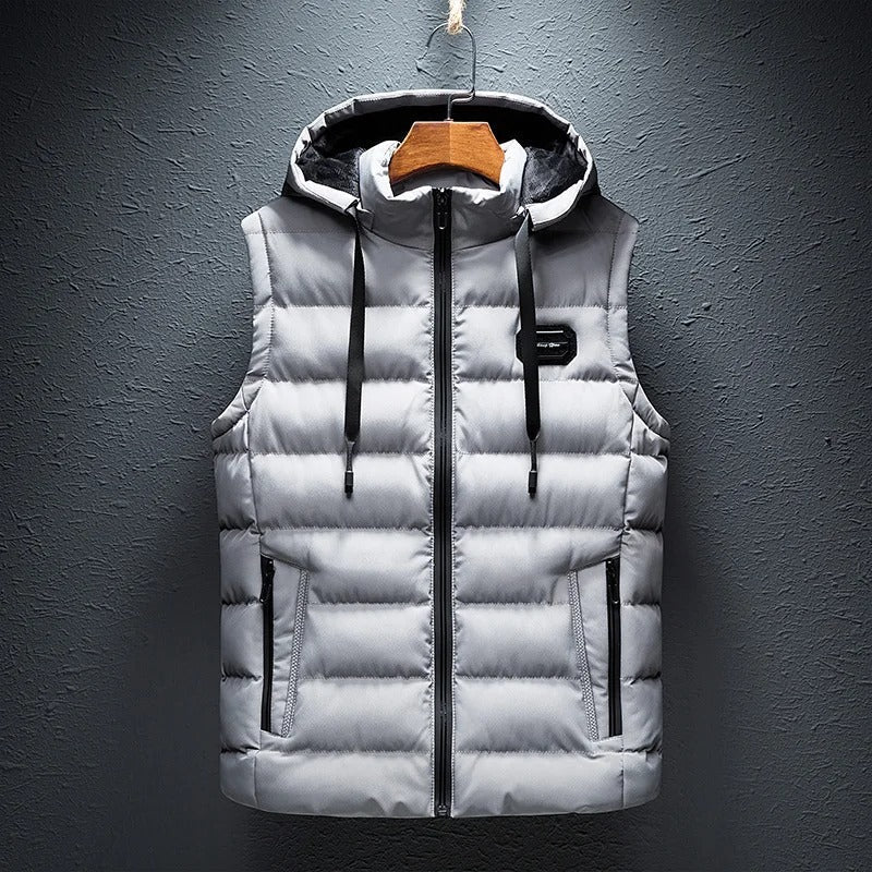 Heren Bodywarmer Warm Gewatteerd Waterdicht