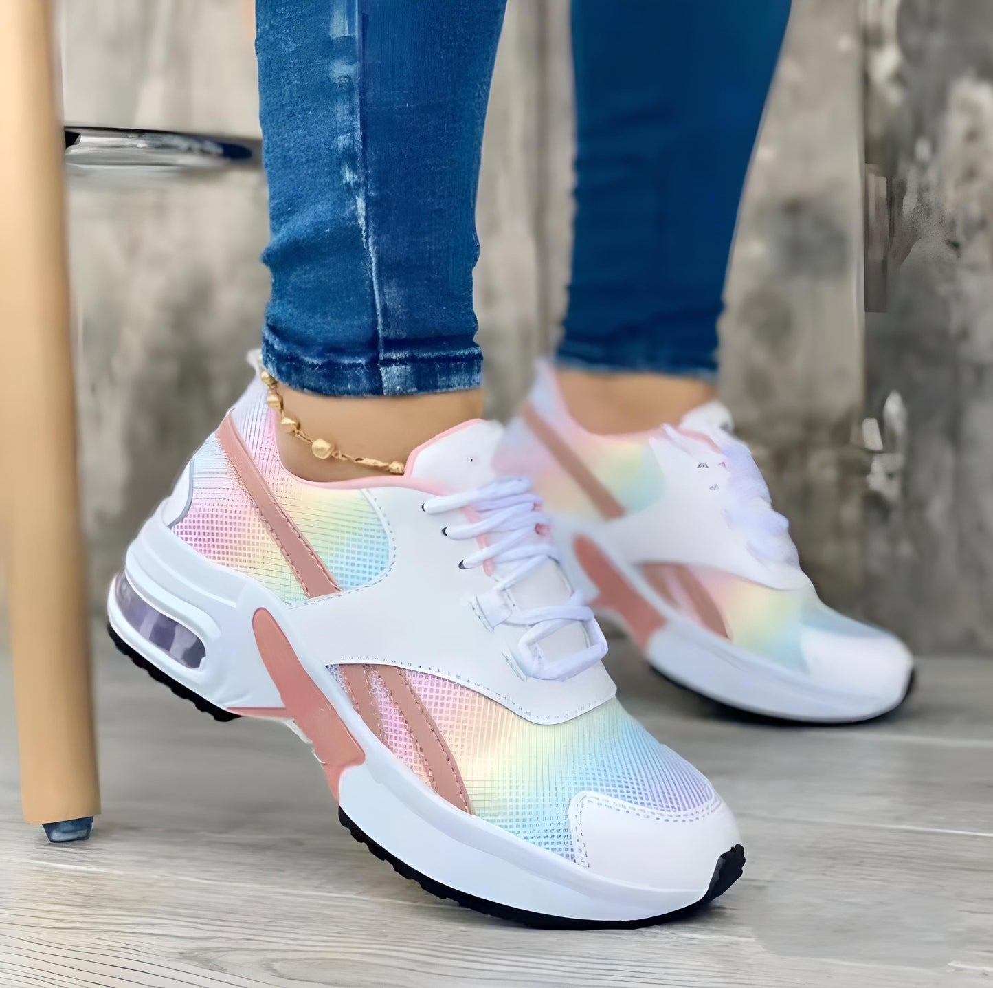 Dames Sneakers Comfortabel Ergonomisch Lichtgewicht