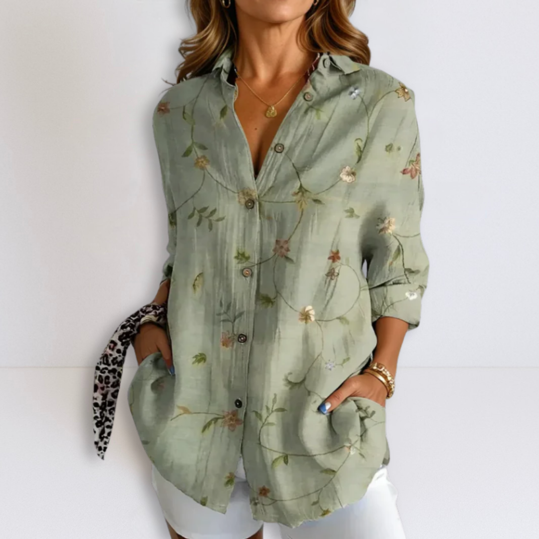 Dames Blouse Viscose Losse Pasvorm - StudioMarella