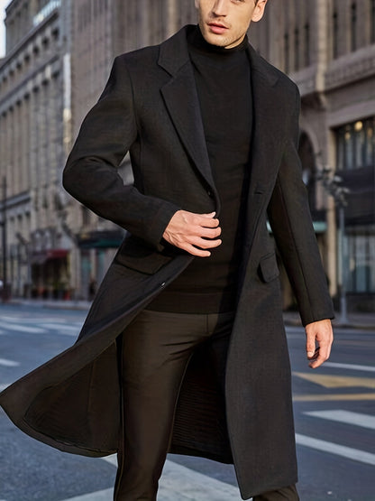 Heren Trenchcoat Elegant Zakelijk Waterdicht - StudioMarella
