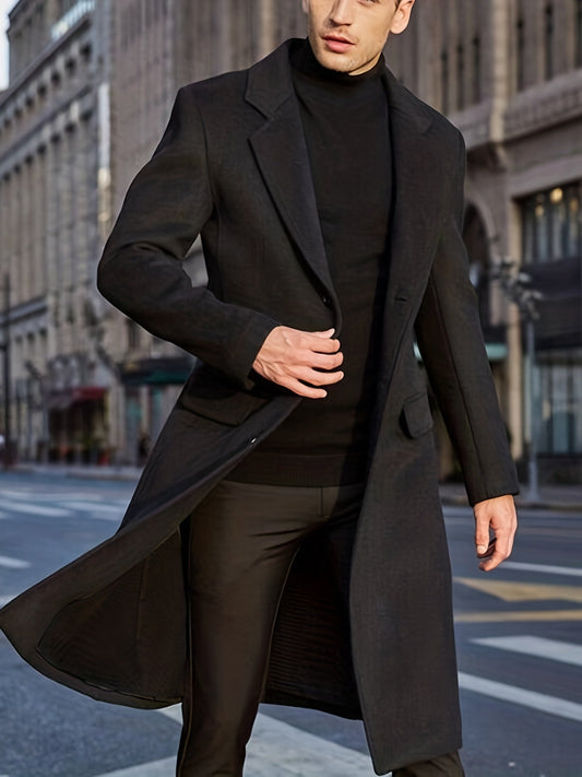 Heren Trenchcoat Elegant Zakelijk Waterdicht - StudioMarella