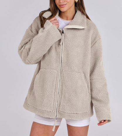 Dames Fleecejas Warm en Zacht voor Winter