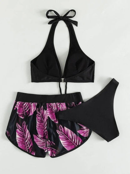 Bikini Set Zonnebaden Short en Top Dame
