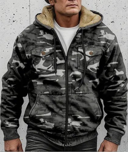 Militaire Cargo Jas met Kap - StudioMarella