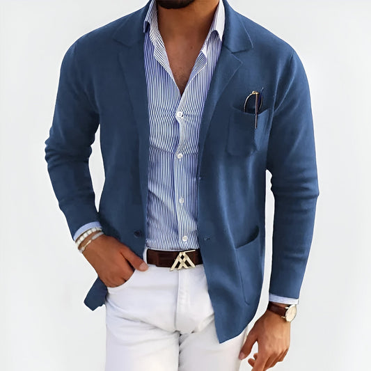 Heren Blazer Lichtgewicht Slim Fit - Zakelijke Blazer voor elke Gelegenheid - StudioMarella