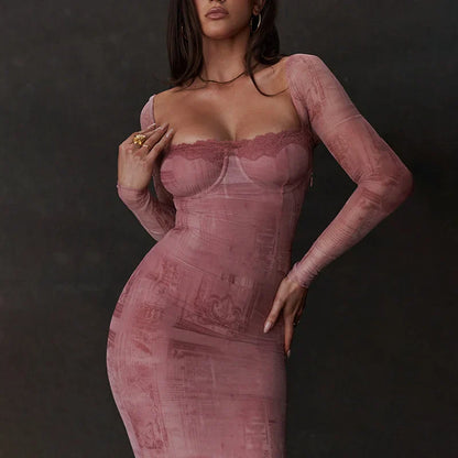 Rokende Jurk voor Dames in Roze Kleur