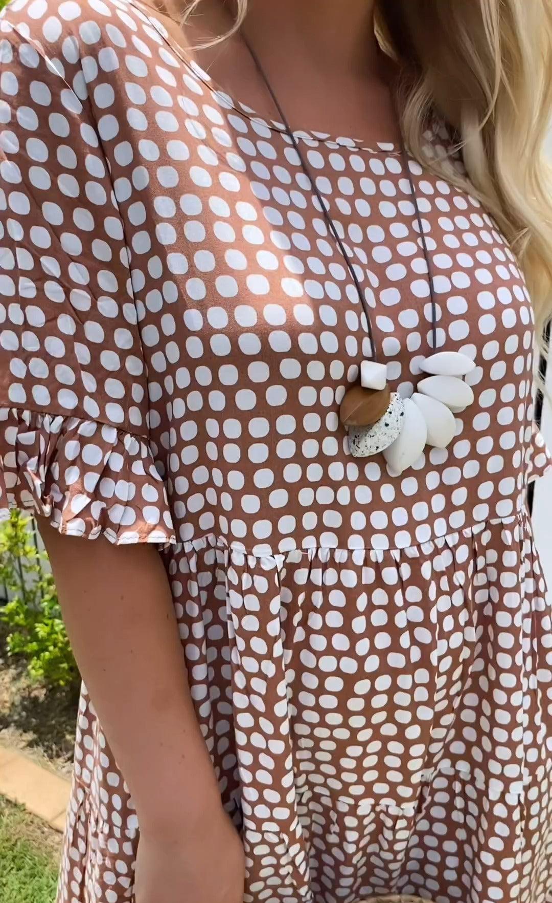 Midi Jurk Korte Mouwen Olivia