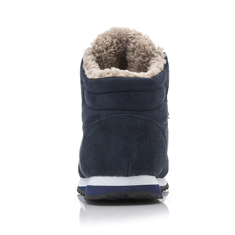 Heren Winterschoenen Hoge Sneakers Warm Bontvoering