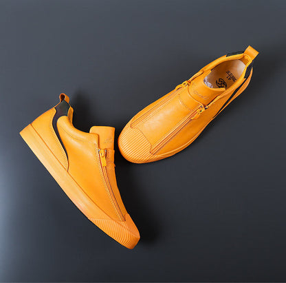 Leren Heren Schoenen Elegante Comfortabele Zool
