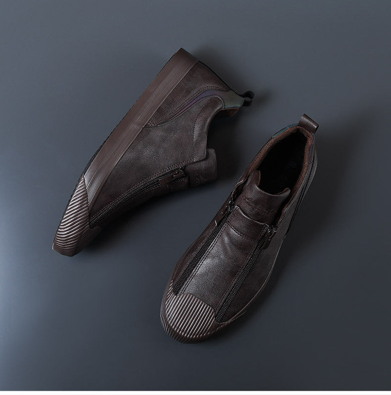 Leren Heren Schoenen Elegante Comfortabele Zool