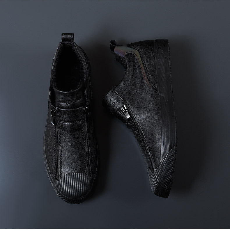 Leren Heren Schoenen Elegante Comfortabele Zool
