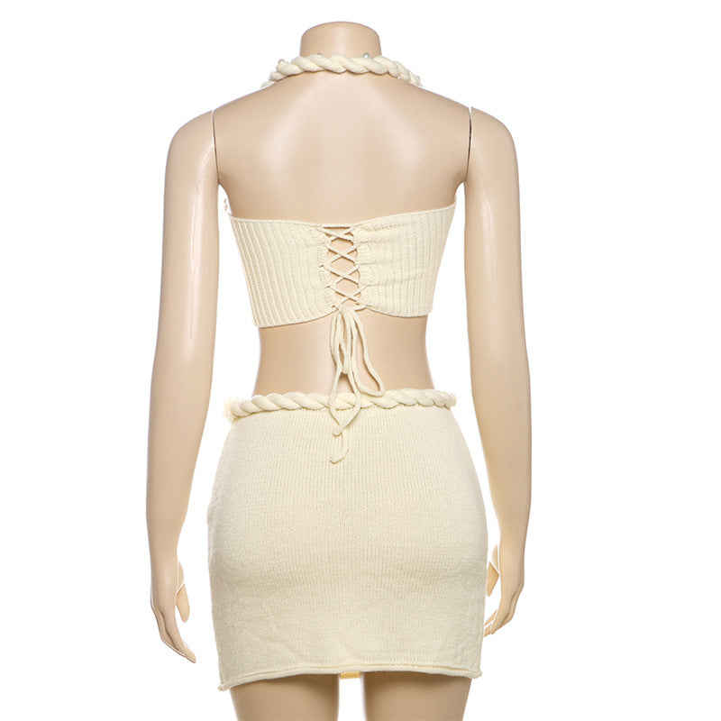 Dames Bikini Set Klein Top en Mini Gonna