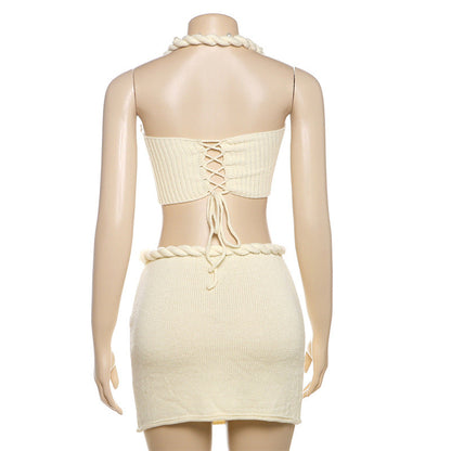Bikini Set Mini Gonna met Cropped Top