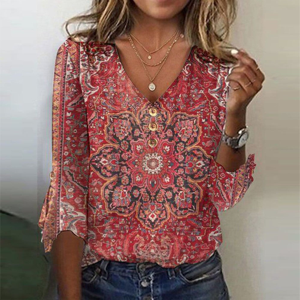 Vrouwelijke Top met Print - StudioMarella