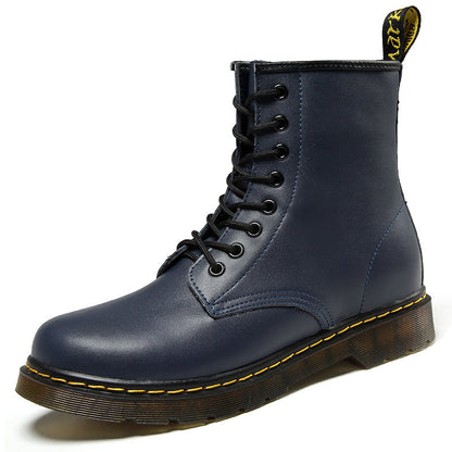 Leren Laarzen Unisex Hoge Zool Stevige Stijl