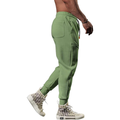 Lichtgewicht Joggingbroek Heren Fleece Cargo Stijl