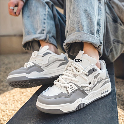 Heren Skateschoenen Met Veters en Antislipezool