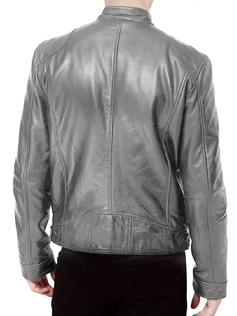 Heren Leren Jas - Tijdloze Klassieke Stijl met Moderne Accenten