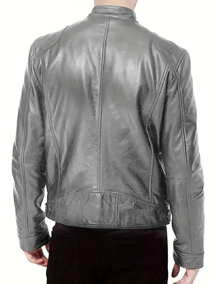 Heren Leren Jas - Tijdloze Klassieke Stijl met Moderne Accenten