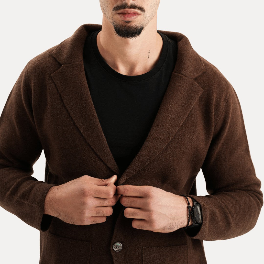 Giovanni Cardigan van Wol Modal Modern Design