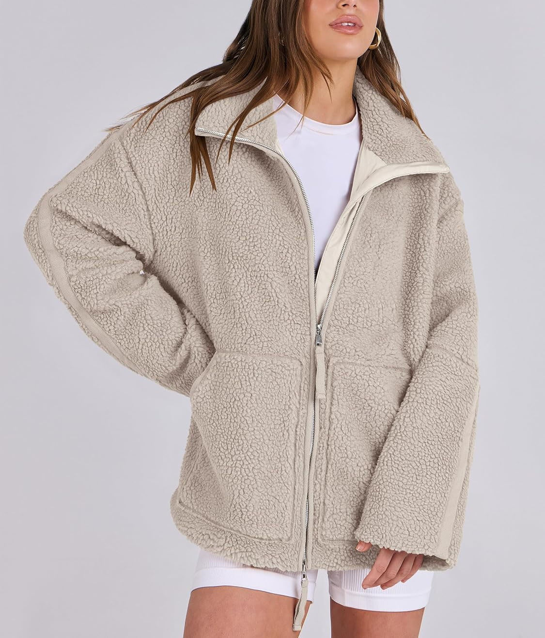 Dames Fleecejas Warm en Zacht voor Winter - StudioMarella