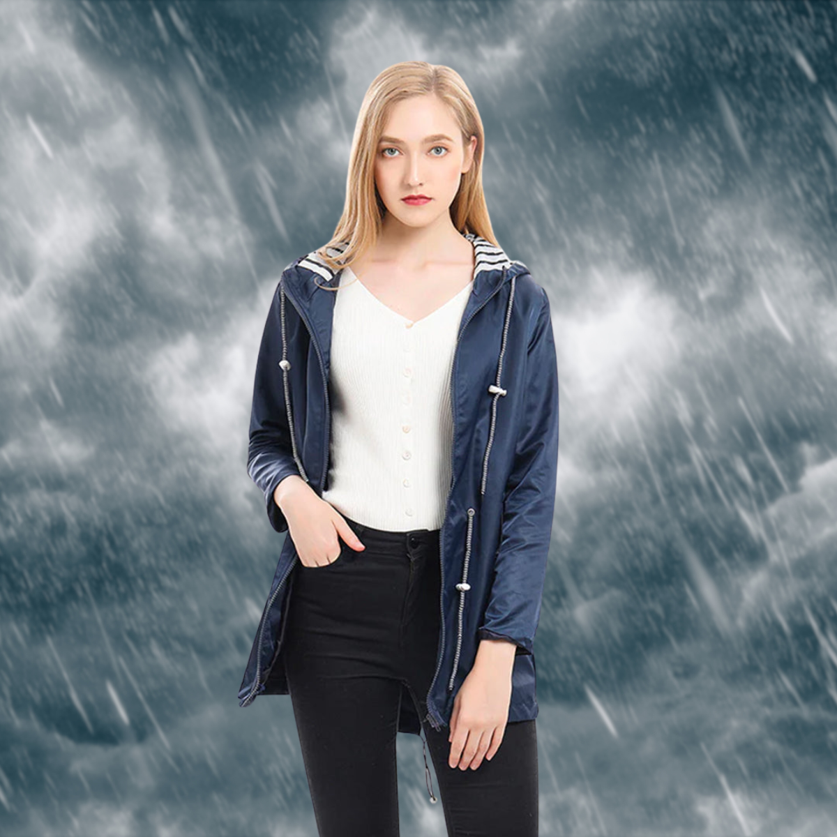 Dame Regenjas Elegant Waterdicht