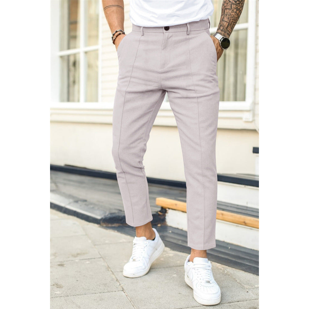 Heren Broek Casual Elegante Vrijetijdsbroek Comfortabel