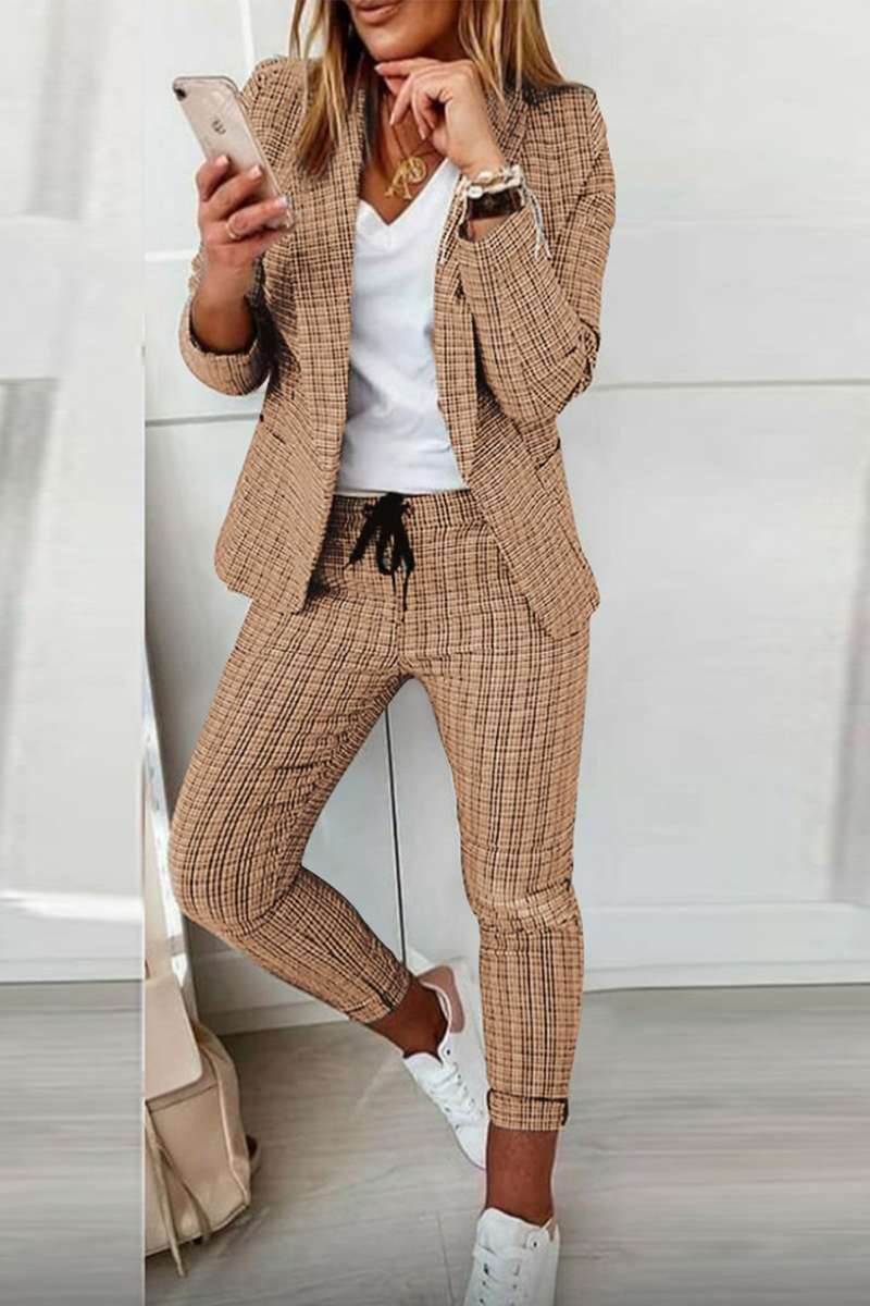 Dames Patchwork Set - Casual Tweedelige Outfit Stijlvol en Comfortabel