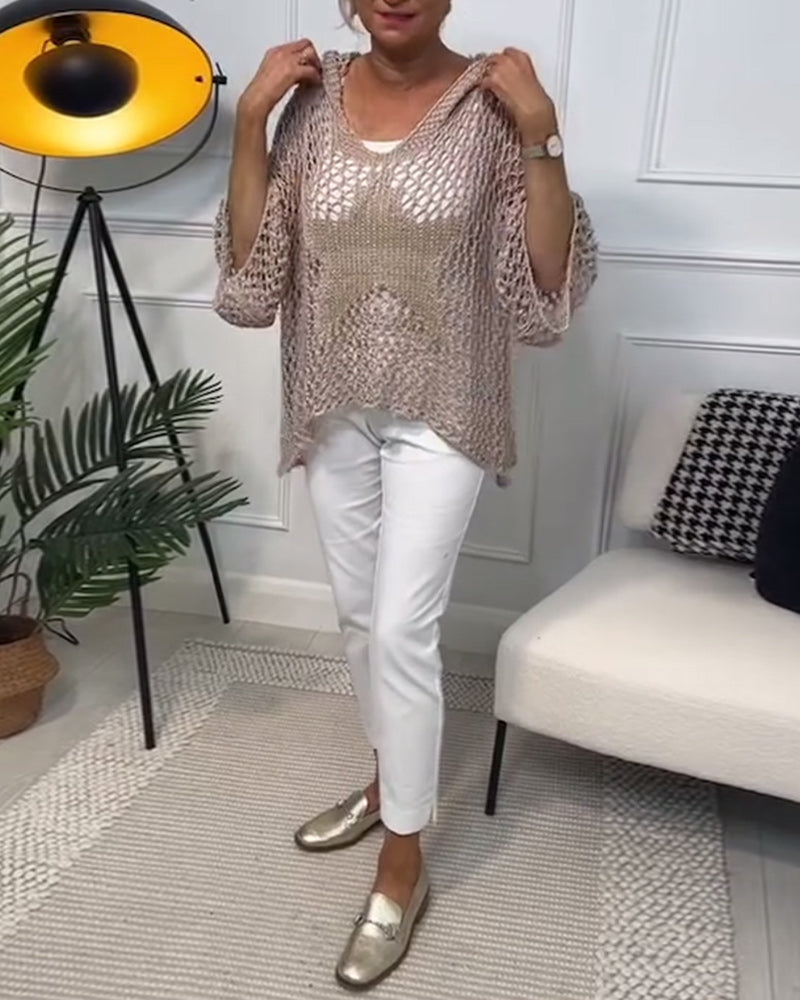 Luxe Pizzo Trui Losse Pasvorm