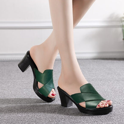 Dames Sandalen met Hak Elegant