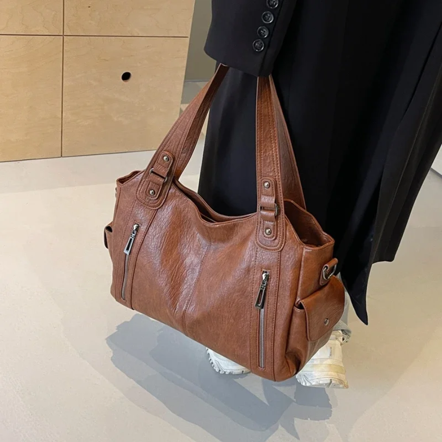 Schoudertas Reid Leren Shoulder Bag