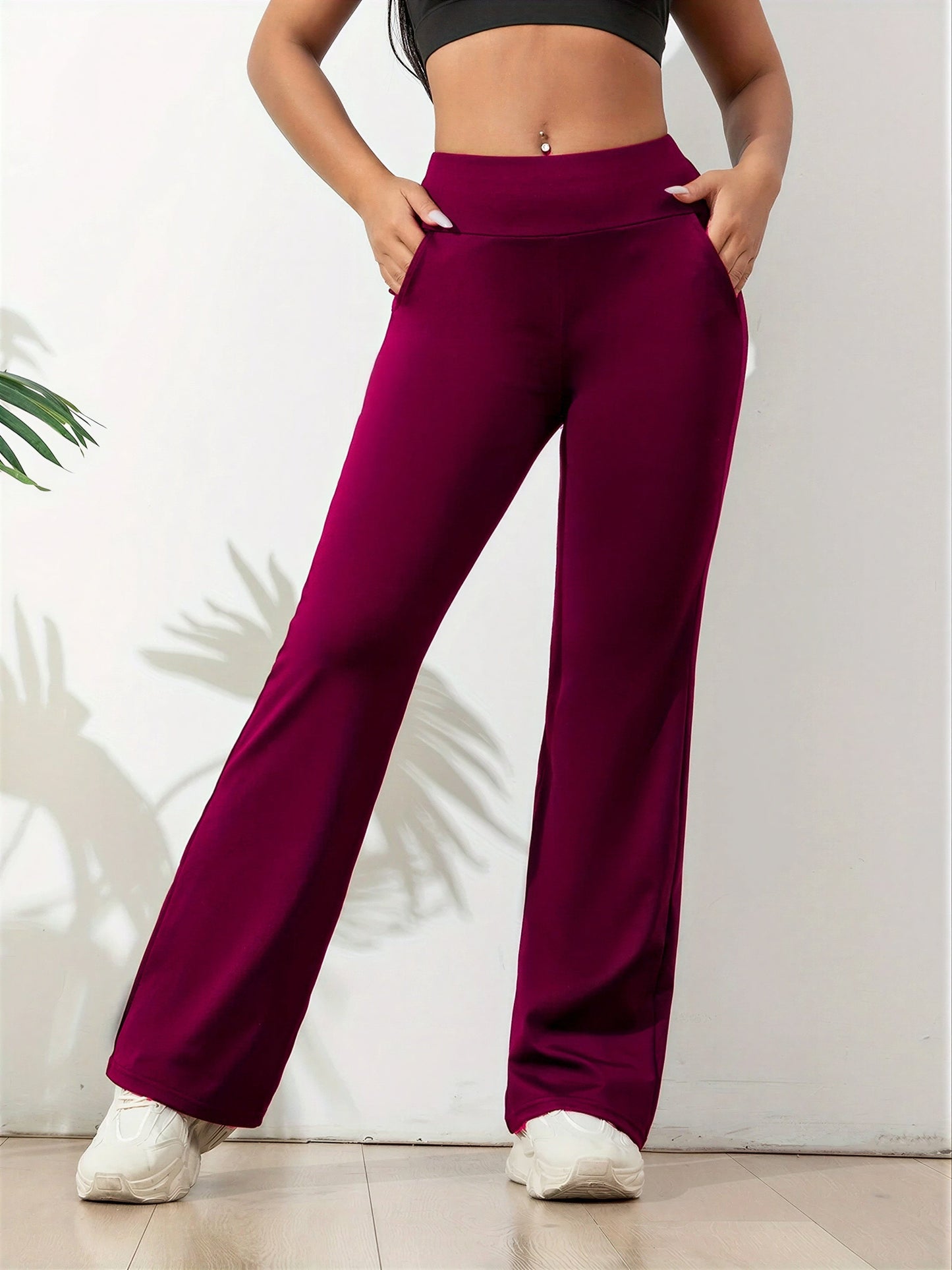 Yoga Legging Hoge Taille met Zijzakken voor Vrouwen Sport
