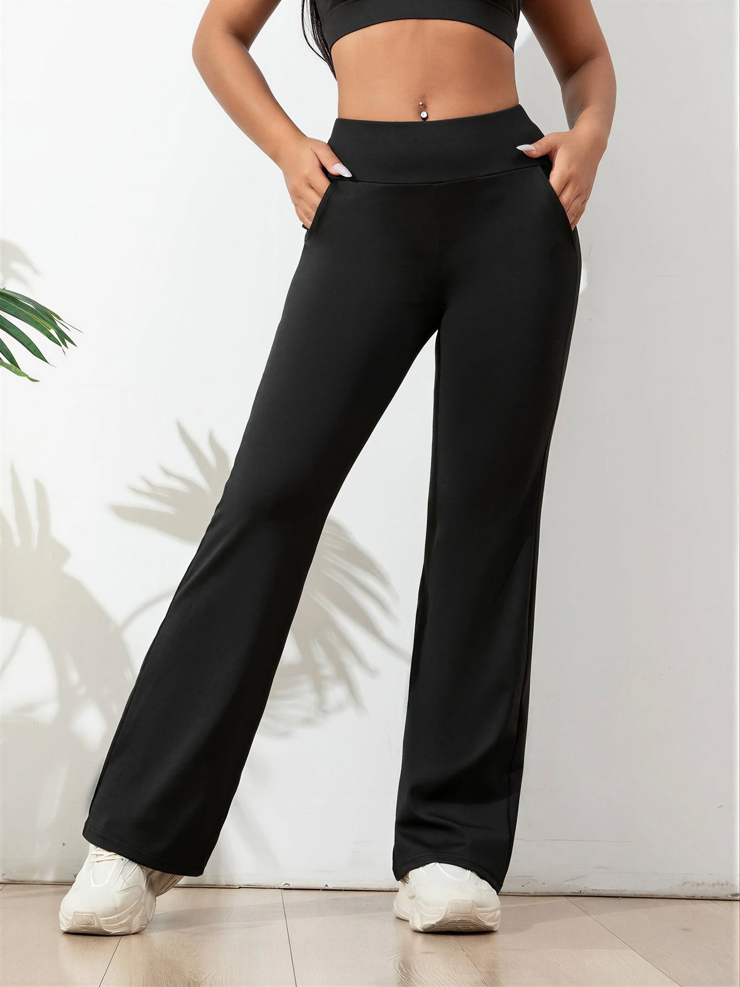 Yoga Legging Hoge Taille met Zijzakken voor Vrouwen Sport