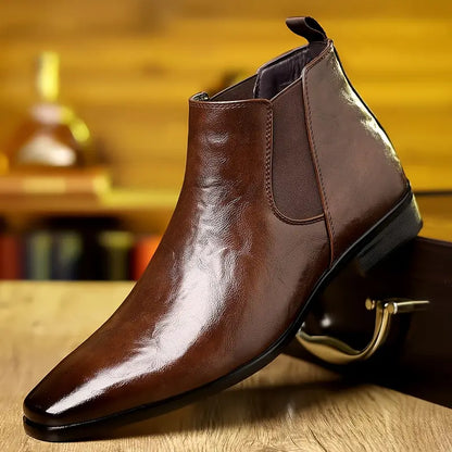 Elegante Leren Laarzen voor Mannen