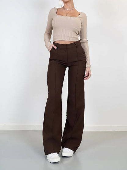 Dames Broek Wijd Comfortabel Kreukvrij Zomerbroek