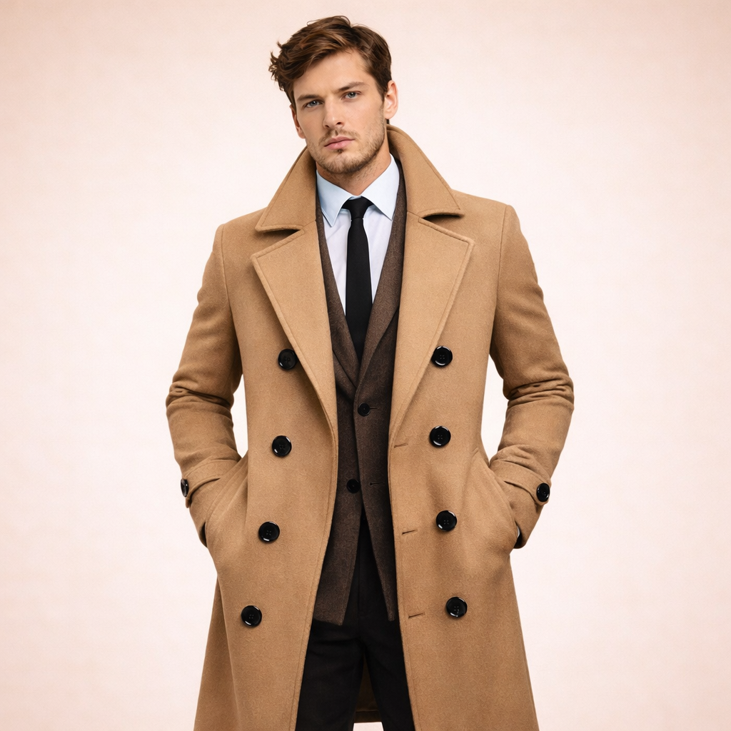 Lange Herenjas Warm Elegant Tijdloos Milan Stijl
