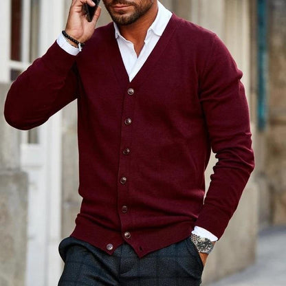 Heren Vest Klassiek Effen V-Hals Design